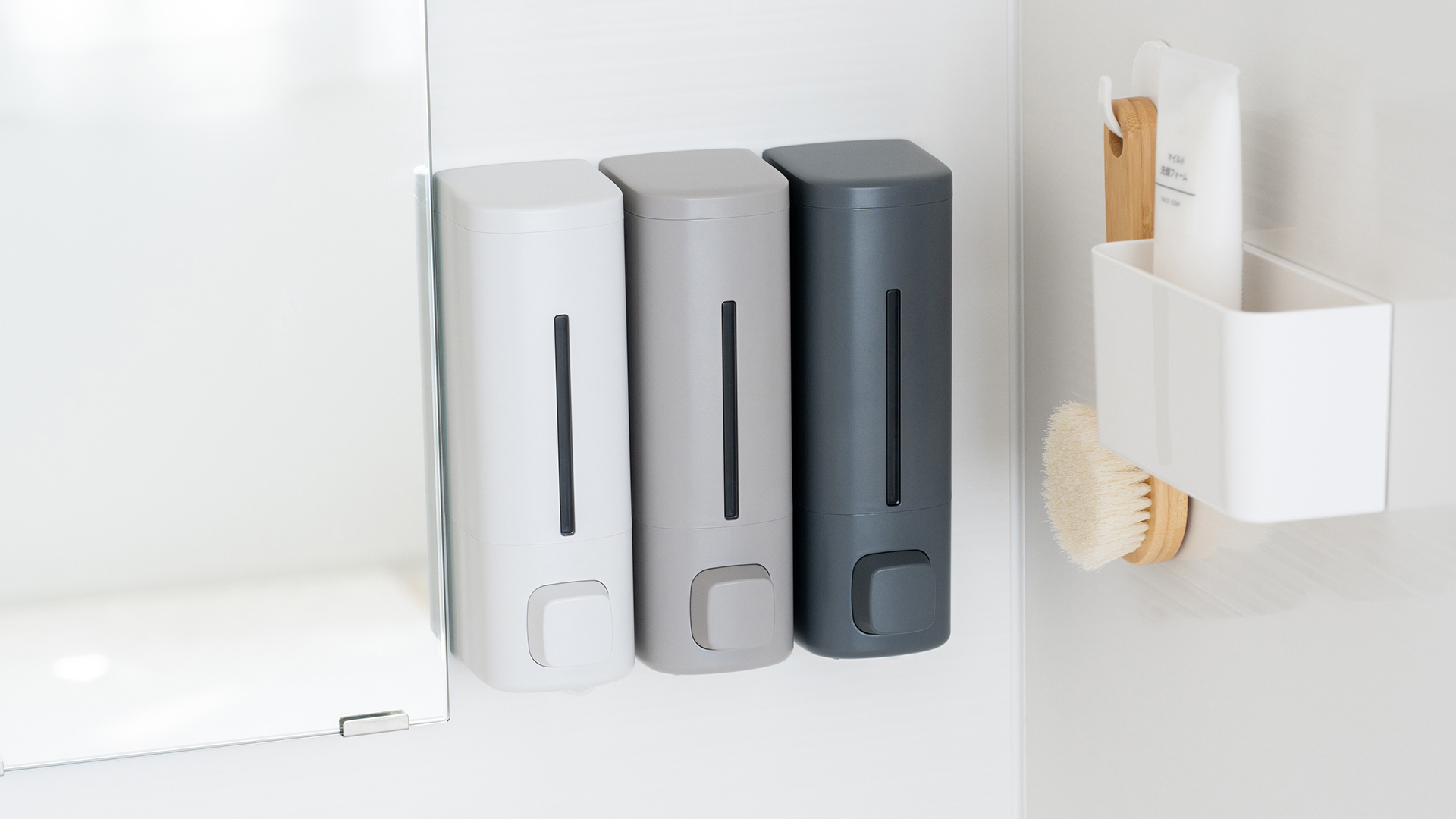 Amazon｜アスベル ディスペンサー 550ml マグネット 磁石 マグネット
